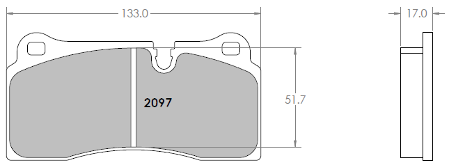 2097.332.17.44-Rear PFC 332 Racing Brake Pads